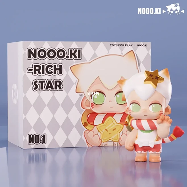 潮玩新品|nooo.ki的包装盒展示