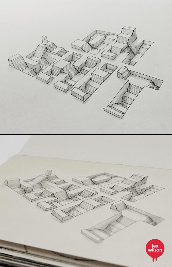 3D Typography on Beh...