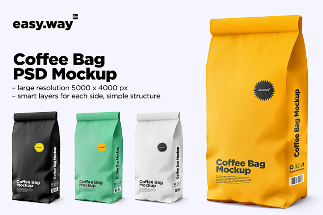 Matte Coffee Bag Moc...