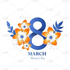 妇女节。贺卡自3月8日起。