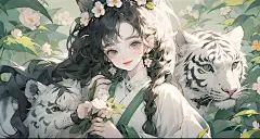 美少女战士电脑壁纸 | 绿色系 | 白虎少女 - 小红书
