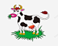 卡通奶牛高清素材 卡通奶牛 奶牛 牛 元素 免抠png 设计图片 免费下载 页面网页 平面电商 创意素材