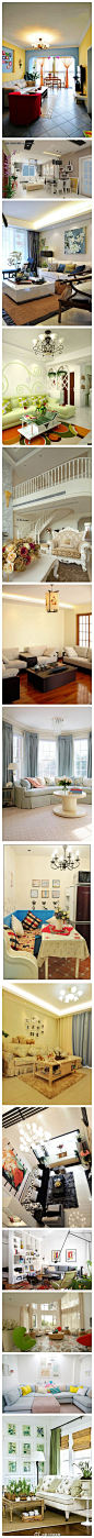 【室内设计】美美的客厅，不同的风格，都好喜欢！你呢？