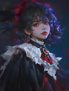 黒與白采集到AI(头像)
