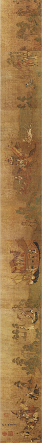洛神赋图  东晋  顾恺之