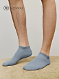 NEIWAI内外男士短筒袜3双装亲肤透气合脚耐穿出行袜子透气-tmall.com天猫