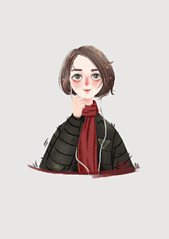 小马卡龙采集到插画