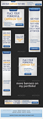Web Marketing PSD Banner Ad Template - GraphicRiver Item for Sale