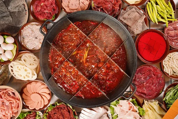 火锅 传统美食 菜品 四川火锅 重庆 中国风 复古 美食照片摄影图片-花瓣网