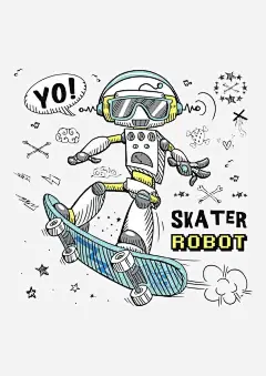 手绘机器人高清素材 免费下载 页面网页 平面电商 创意素材 png素材