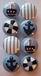 Nautical ideas for painting gourds