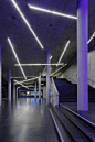 Manipulation of space through the use of light- Small Olympic Hall
