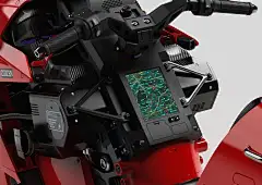 kaneda's bike from sci-fi movie akira comes to life with ryan hong's contemporary redesign