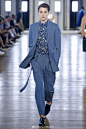 #秀场精选RunwayCollection# Cerruti 1881 S/S 2018：印花与条纹，清爽时髦的绅士度假装。 ​​​​