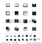 Book icons 正版图片在线交易平台 - 海洛创意（HelloRF） - 站酷旗下品牌 - Shutterstock中国独家合作伙伴