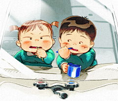 张大欣采集到漫画