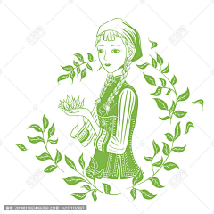 还好姑娘采集到茶叶
