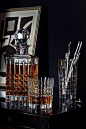 Plaid decanter, double old-fashioned glass and highball glass in hand-cut crystal. #TiffanyPinterest@北坤人素材