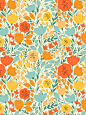 Flower boom! : Collection with beautiful floral seamless patterns