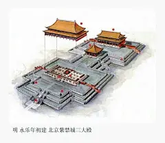 台湾艺术家手绘中国经典的古建筑 ​​​​