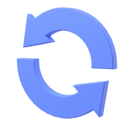 Premium Refresh 3D Illustration download in PNG, OBJ or Blend format-花瓣网