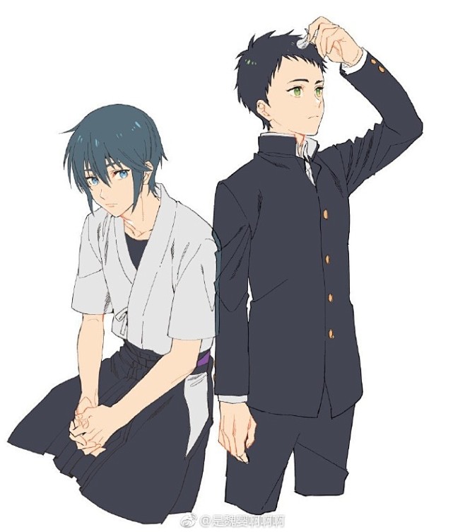 弦音风舞高校弓道部 从桐先追到风舞，静弥绝对是真爱了！（Twiiiodesuyo）