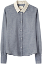 Boy by Band of Outsiders Contrast Collar Shirt