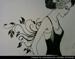 小镜子的插画画廊展厅