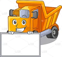 厚木板,桌子,卡通,卡车,可爱的,前灯,房屋建设,交通,木材,微笑