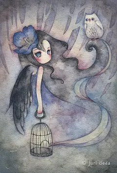 日本插画家juriu的漂亮水彩插画 第五期 - 插画图片_插画师_插画壁纸_场景插画_yidodo.net - 意兜兜