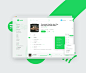 Spotify concept white theme 1x1