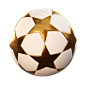 gold_white_star_soccer_ball_3d1