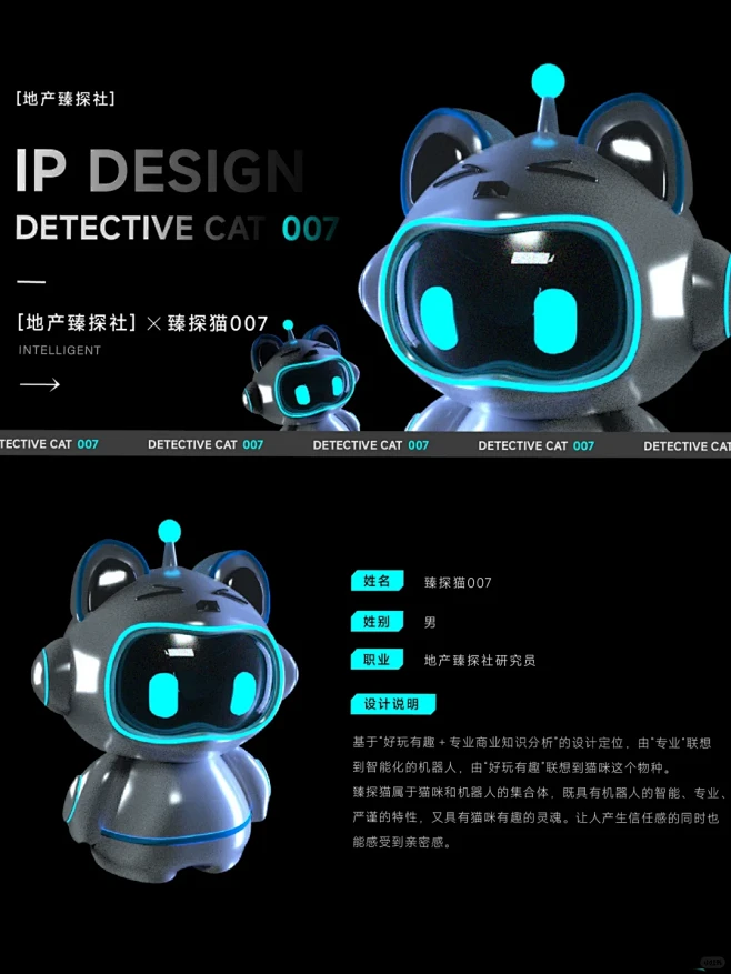 IP设计 【侦探猫007】