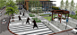 万科商业街休闲广场景观概念设计效果图