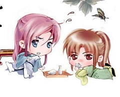 撸图超人采集到双人【Q版】