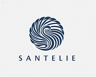 SANTELIE商标设计 凤凰 卫浴商标...