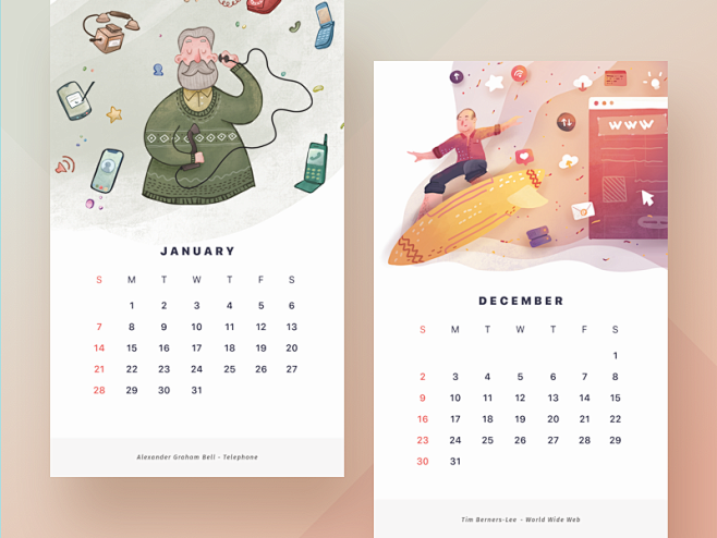 2018 Calendar by Pap...