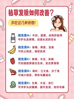 微商美业美发服务发质养护知识科普小红书配图