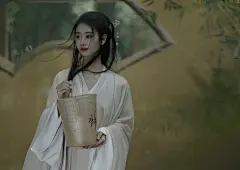 清冷风横屏氛围感小合集～看到我都想当壁纸了 #汉服 #古风 - 抖音