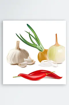 手绘辣椒青椒素材-众图网