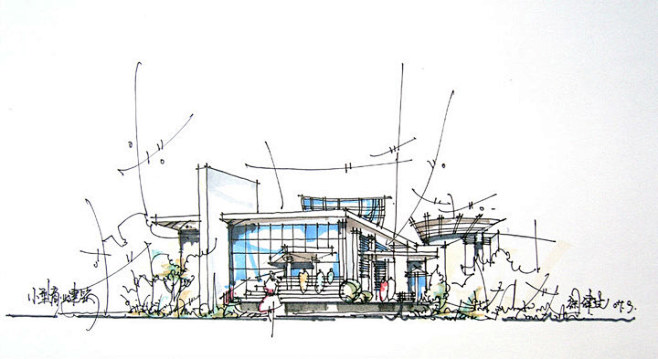 干净简洁的建筑画（一） - FM设计网