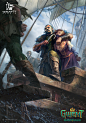 Puttkamer , Grafit Studio : It's very important for a good soldier to peel potatoes properly. Another illustration for the brilliant GWENT card game by CD Projekt Red. <br/><a class="text-meta meta-link" rel="nofollow" href=&q