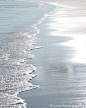 Alaska Landscape Photography Beach by BLintonPhotography on Etsy：Gentle waves washing up on the beach. You can almost hear the sound they make. Photo was taken at Sandy Beach near Sand Point, Alaska. Sand Point is on a tiny island in the Aleutian Islands 