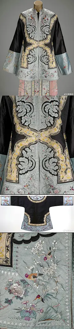 清末的广东风格的褂子