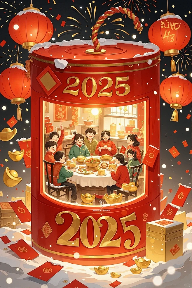 爆竹一声除旧岁，2025新年快乐！ - ...