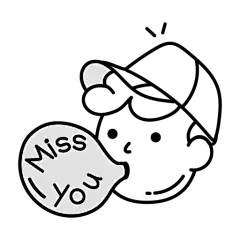 73情人节 爱情 感情 情感 分手 可爱 搞笑 涂鸦 黑白简笔画 插画 漫画 卡通