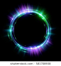 Abstract neon background. luminous swirling. Glowing spiral cover.  Black elegant. Halo around. Power isolated. Sparks particle. Space tunnel. Shimmer color ellipse. Glint glitter