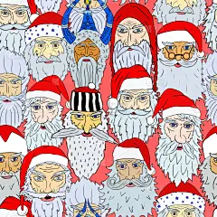 圣诞老公,式样,曲柄,包装纸,壁纸,古怪的,四方连续纹样,矢量,装饰