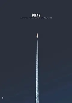 悼念空难的海报设计作品
愿逝者安息 · 愿生者平安 