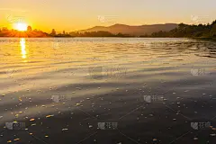湖,地形,自然美,艾尔谷犬,苹果树,天空,灵感,水平画幅,山,夜晚